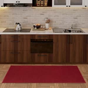 Ottomanson Ottohome Collection Solid Design Runner Rug, 2'3" X 6', Red Solid (OTH8400-2X6) for $12 Ottomanson Ottohome Collection Solid Design Runner Rug, 2'3" X 6', Red Solid (OTH8400-2X6) for $12