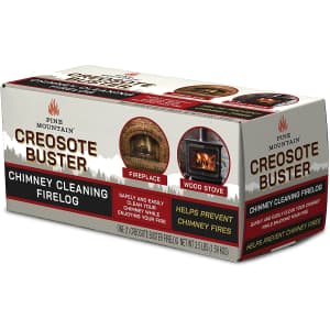 Pine Mountain Creosote Buster Chimney Cleaning Firelog for $14