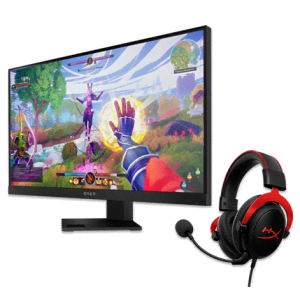 HP Omen 25" Monitor + HyperX Cloud II Red Headset Bundle for $305