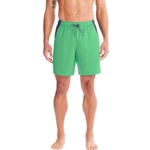 Under Armour Color Block Volley, Vapor Green Color Block, M for $17