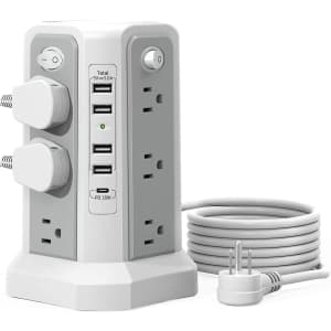 Passus Surge Protection Power Tower for $23