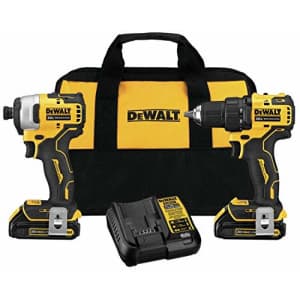 Dewalt DCK278C2R ATOMIC 20V MAX 2-Tool Brushless Compact Combo Kit (Renewed) for $170 Dewalt DCK278C2R ATOMIC 20V MAX 2-Tool Brushless Compact Combo Kit (Renewed) for $170