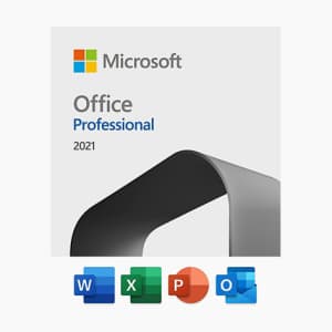 Microsoft Office Professional 2021 Lifetime License w/ Windows 11 Pro for $50