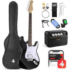 Donner 39" Electric Guitar Beginner Kit for $130 Donner 39" Electric Guitar Beginner Kit for $130