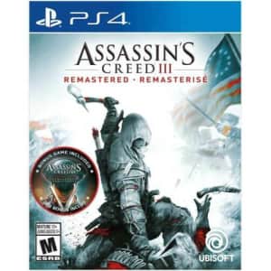 Assassin's Creed III Remastered Edition for $15 Assassin's Creed III Remastered Edition for $15