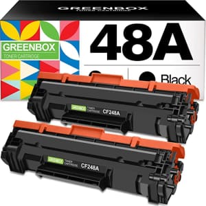 Greenbox HP CF248A Toner Replacement Cartridge 2-Pack for $34