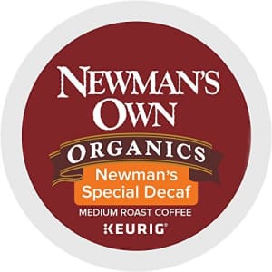 Newman's Own Organics Newman's Special Decaf K-Cup Coffee,72 count for $23