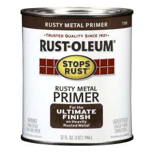 Rust-Oleum Rusty Metal Primer 1-Quart Can for $11 for members Rust-Oleum Rusty Metal Primer 1-Quart Can for $11 for members