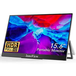 InnoView Portable Monitor, Ultra Slim Portable Monitor for Laptop HDMI USB C, 15.6 FHD 1080P HDR for $160