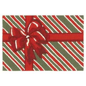 Liora Manne Frontporch Rug, 2' x 3', Red Giftbox for $30 Liora Manne Frontporch Rug, 2' x 3', Red Giftbox for $30