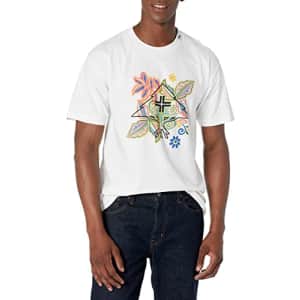 LRG Men's Brighter Graphic Logo T-Shirt, White, 3X for $17