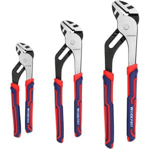 WorkPro 3 Piece Groove Joint Pliers Set for $27