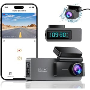 2K Dual Dash Cam for $45