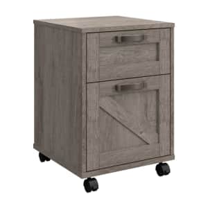 Bush Furniture Knoxville 2 Drawer Mobile File Cabinet, Rolling Document Storage for Home Office, for $110