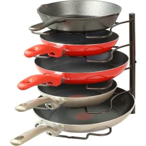 SimpleHouseware Pan/Lid Organizer Rack for $13 SimpleHouseware Pan/Lid Organizer Rack for $13