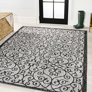 JONATHAN Y SMB107E-3 Madrid Vintage Filigree Textured Weave Indoor Outdoor Area Rug, for $39