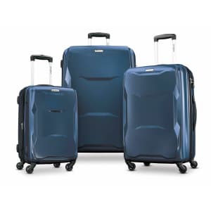Samsonite Pivot 3-Piece Spinner Luggage Set for $134 in cart