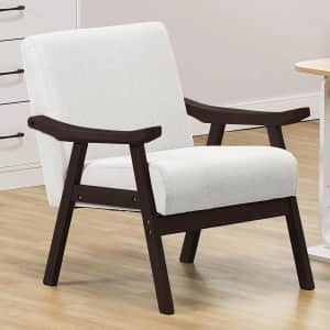 Comhoma Mid Century Modern Accent Chair for $65