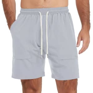Msmsse Men's Quick-Dry Hiking Cargo Shorts from $7