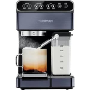 Best of Home at Woot. Pictured is the Chefman 6-in-1 Coffee Machine with Steamer for $54.99 (low by $80)