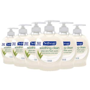 Softsoap 7.5-oz. Moisturizing Hand Soap 6-Pack for $4.14 via Sub & Save Softsoap 7.5-oz. Moisturizing Hand Soap 6-Pack for $4.14 via Sub & Save