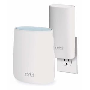 Netgear Orbi Compact Wall-Plug Whole Home Mesh WiFi System for $150
