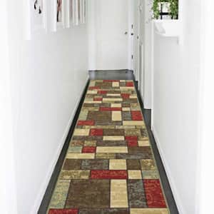 Ottomanson OTH2309-2X7 Ottohome Boxes Runner Rug, 1'10" x 7', Multicolor, 7 Feet for $16 Ottomanson OTH2309-2X7 Ottohome Boxes Runner Rug, 1'10" x 7', Multicolor, 7 Feet for $16