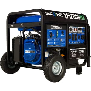 DuroMax Dual Fuel 9,500W Gas/Propane Portable Generator w/ DuroMax Engine for $1,599