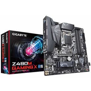 GIGABYTE Z490M Gaming X (Intel LGA1200/Z490/Micro ATX/M.2/Realtek ALC892/Intel GbE LAN/SATA for $100
