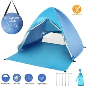 Beeprincess Pop-Up Sun Shelter With Carry Bag for $21