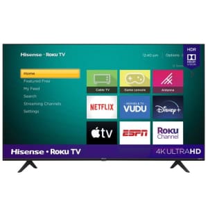 Hisense 43R6E3 43" 4K HDR LCD UHD Roku TV for $228