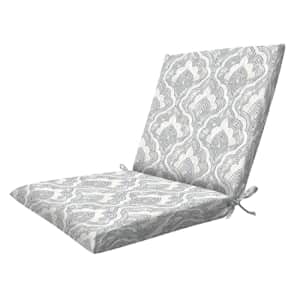 Honey-Comb Honeycomb Indoor/Outdoor Revello Linen Midback Dining Chair Cushion: Recycled Polyester Fill, for $24
