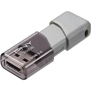 PNY Elite Turbo 256GB USB 3.0 Flash Drive for $14