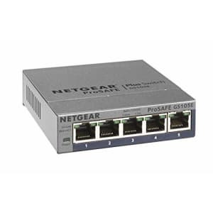 Netgear ProSAFE Plus 5-port gigabit switch for $35