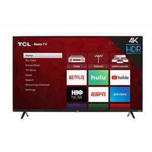 TCL 55S425 55 inch 4K Smart LED Roku TV (2019) for $379