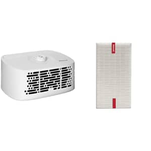 Honeywell HHT270??Air Purifier, Small Rooms (100 sq.??ft.) White & HEPA Air Purifier Filter R, for $84