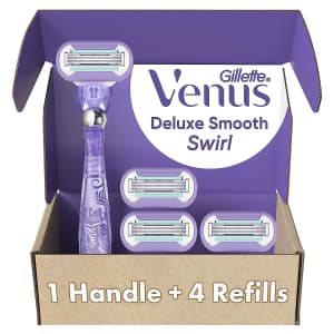 Gillette Venus Extra Smooth Razor + 4 Blade Refills for $20