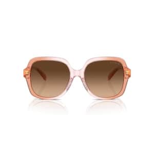 COACH Women's HC8395U Universal Fit Square Sunglasses, Saddle/Dusty Rose Gradient/Brown Gradient, for $134 COACH Women's HC8395U Universal Fit Square Sunglasses, Saddle/Dusty Rose Gradient/Brown Gradient, for $134