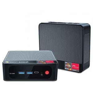 Beelink SER4 AMD Mini PC, Ryzen 7 4700U (Up to 4.1 GHz) 8-Core Mini Desktop, Micro Computer Win 11 for $429