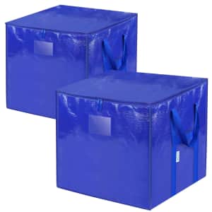 Ticonn 6-Gallon Jumbo Moving Bag 2-Pack for $15 Ticonn 6-Gallon Jumbo Moving Bag 2-Pack for $15