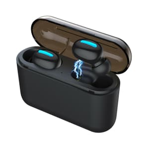 Bluetooth 5.0 Wireless Earbuds for $15