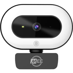 Mee Audio 1080p Live Webcam w/ LED Ring Light for $50