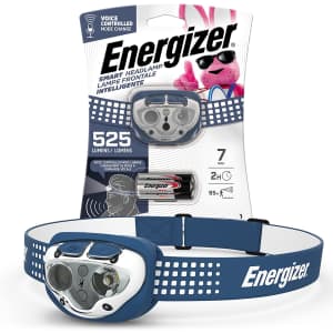Energizer 500+ Lumens Smart LED Headlamp with Voice Activation for $24