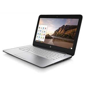 HP Chromebook 14 14in LED Notebook - Intel Celeron 2955U 1.40 GHz - Black (Renewed) for $98