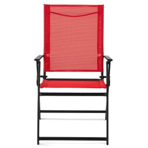 Mainstays Greyson Square Patio Chair 2-Pack for $58