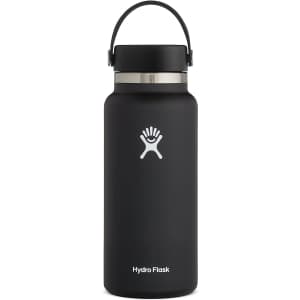 Hydro Flask 32-oz. Insulated Stainless Steel Wide Mouth Water Bottle w/ Flex Cap for $21