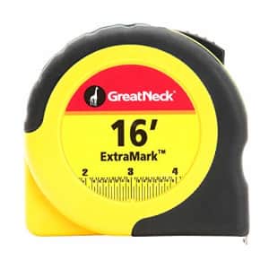 Great Neck GreatNeck 95006 ExtraMark 16 Ft x 3/4 in Tape Measure for $12