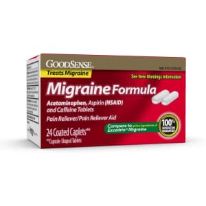 GoodSense Migraine Relief Tablets 24-Count for $3.13 via Sub & Save