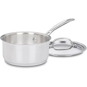 Cuisinart Chef's Classic Stainless 1-Quart Saucepan for $17 Cuisinart Chef's Classic Stainless 1-Quart Saucepan for $17