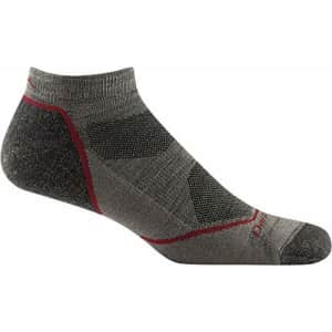 Darn Tough Men's Light Hiker No Show Lightweight with Cushion - Large Taupe Merino Wool Socks for for $18